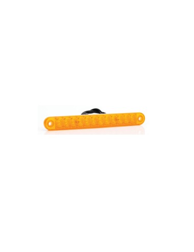 33.195z.png FANALINO A LED SLIM ARANCIO 12/24 V