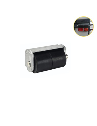 VA3950250GA.jpg TAMPONE PARACOLPO COMPLETO A RULLO DOPPIO NERO IN GOMMA