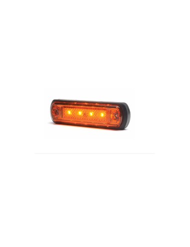33.1338.png FANALE INGOMBRO LATERALE ARANCIO SLIM LED 12 / 24 VOLT
