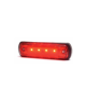 33.1339.png FANALE INGOMBRO LATERALE ROSSO SLIM LED 12 / 24 VOLT