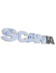 SCRITTA SCANIA LED 24V.jpg LOGO ANTERIORE SCANIA CROMATO RETROILLUMINATO LED BIANCO 24V