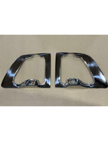 COPPIA COVER MANIGLIA ESTERNO SCANIA .jpg COPPIA COPRI MANIGLIE PORTA IN ACCIAIO DECORATIVE PER SCANIA