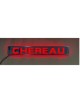 SCRITTA CHEREAU LED CHERAULED.jpeg SCRITTA A LED ROSSA " CHERAU " 24V