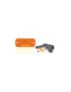 33.904.jpg FANALE INGOMBRO LATERALE ARANCIO CON STAFFA LED 12 / 24 VOLT