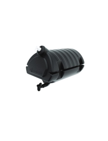 601010400.jpg TANICA ACQUA OVALE IN PLASTICA LT30 CON PORTASAPONE